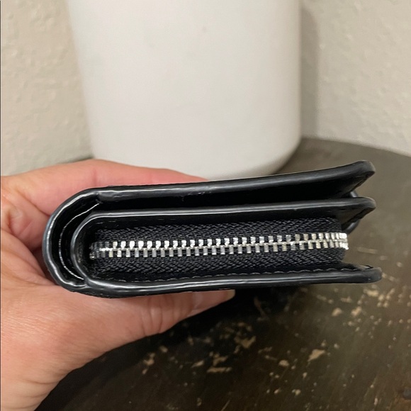 Coach Black Wallet with Pink Heart Pattern - Picture 4 of 10